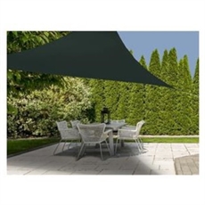 PROGarden Solsejl, Triangel 3,6 x 3,6 x 3,6 mtr. Antracit